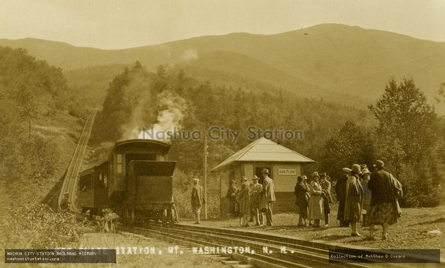 Postcard: Kro Flite Station, Mt. Washington, New Hampshire